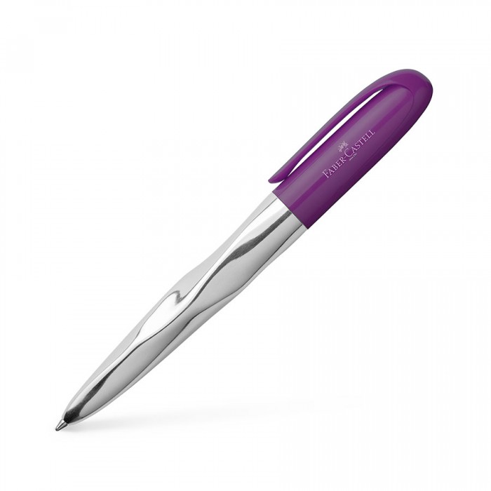 Nice Pen shiny chromed plum Ballpoint Pen